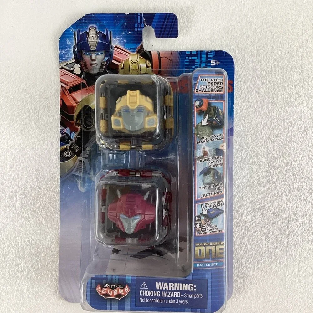 Transformers Battle Cubes Optimus Prime Megatron Bumblebee Elita 2024 Hasbro